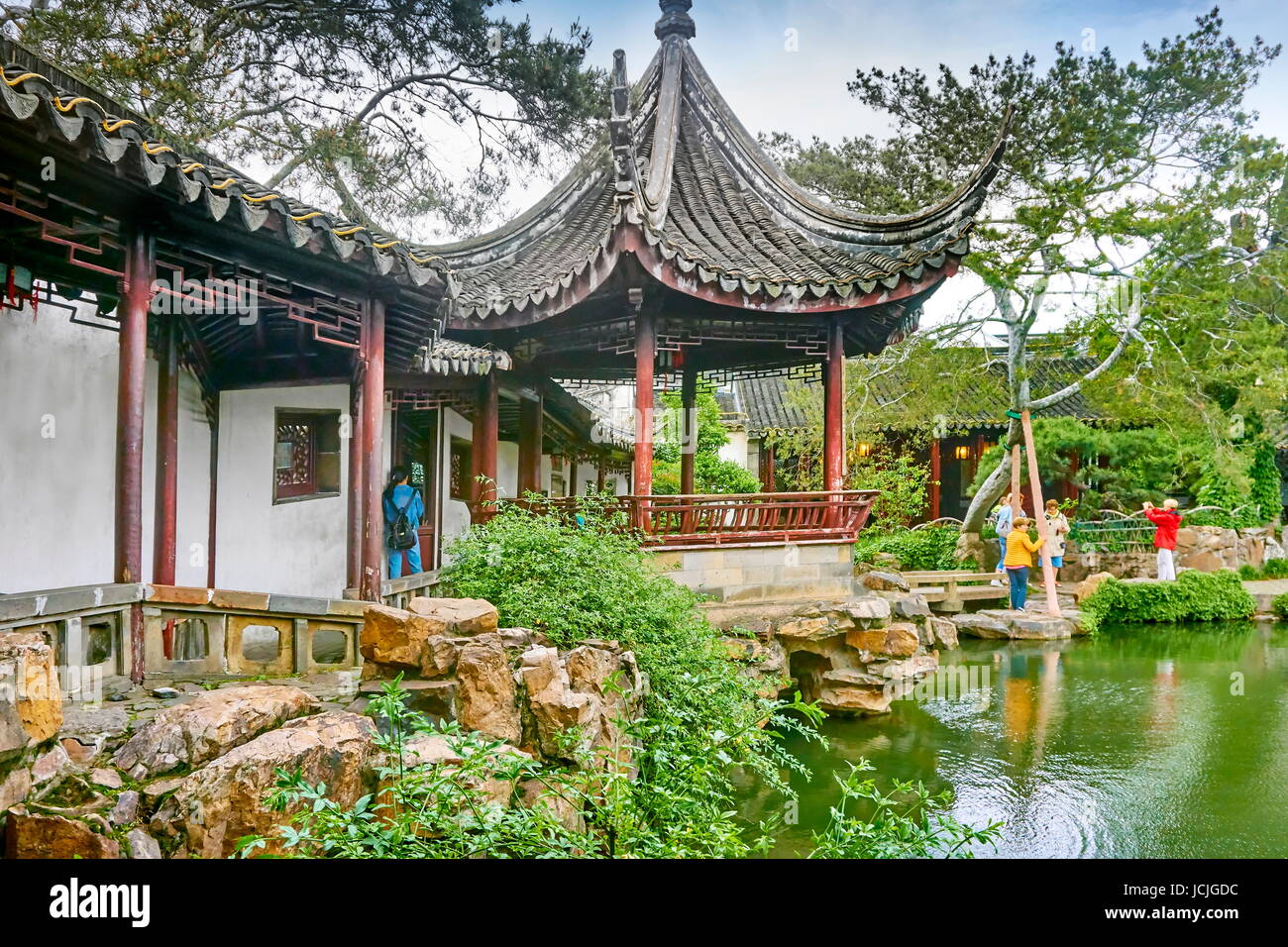 Master of the Nets Garden, Suzhou, China Stock Photo