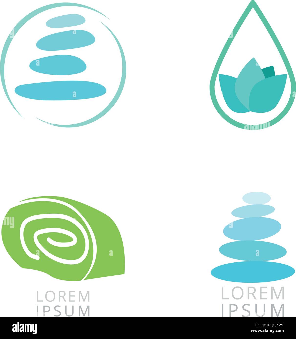 Set of spa logos Stock Vector Image & Art - Alamy