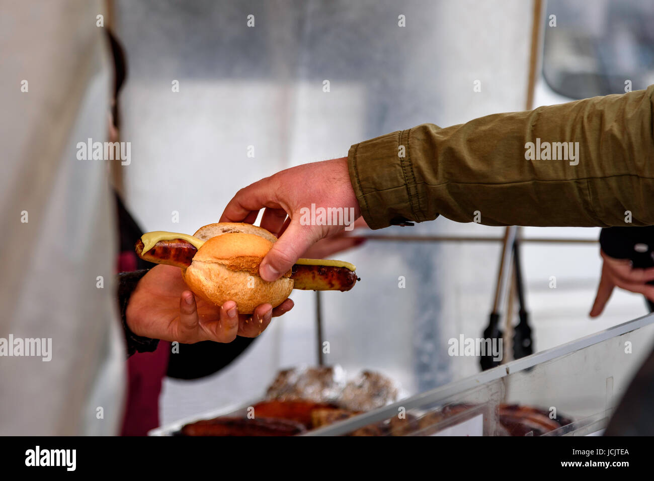 German Currywurst (Sausage)The famous Curry Wurst in Berlin on street Stock Photo Alamy