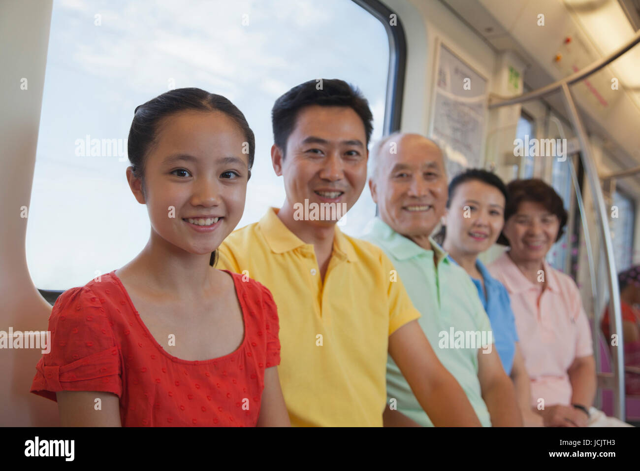 smiles friendship Stock Photo