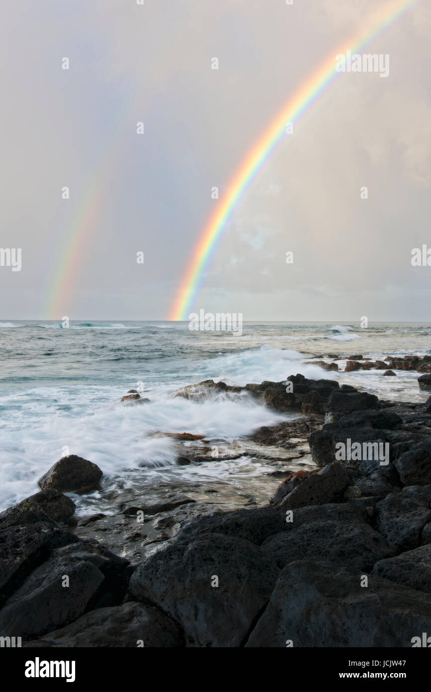 Hawaiian islands poipu rainbow hires stock photography and images Alamy