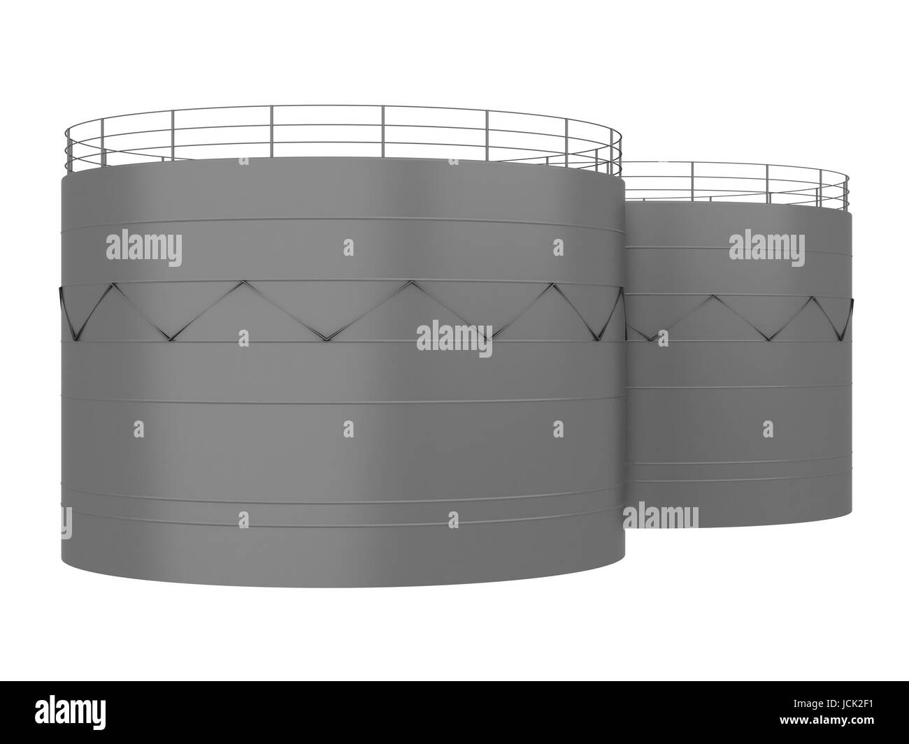 Illustration of Steel Oil tanks with fuel Stock Photo Alamy
