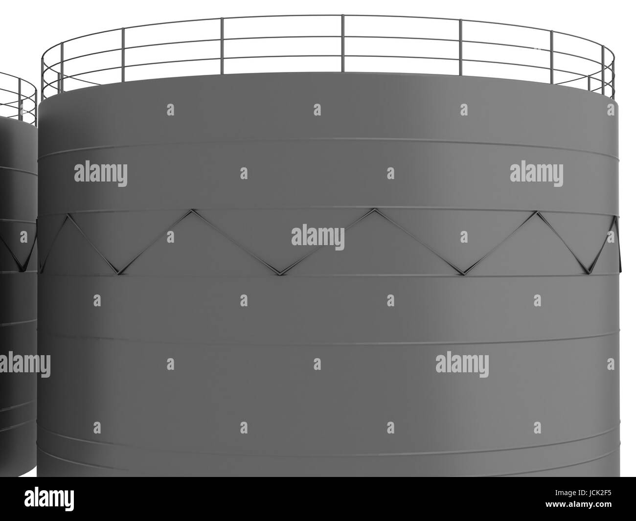 Illustration of Steel Oil tanks with fuel Stock Photo Alamy