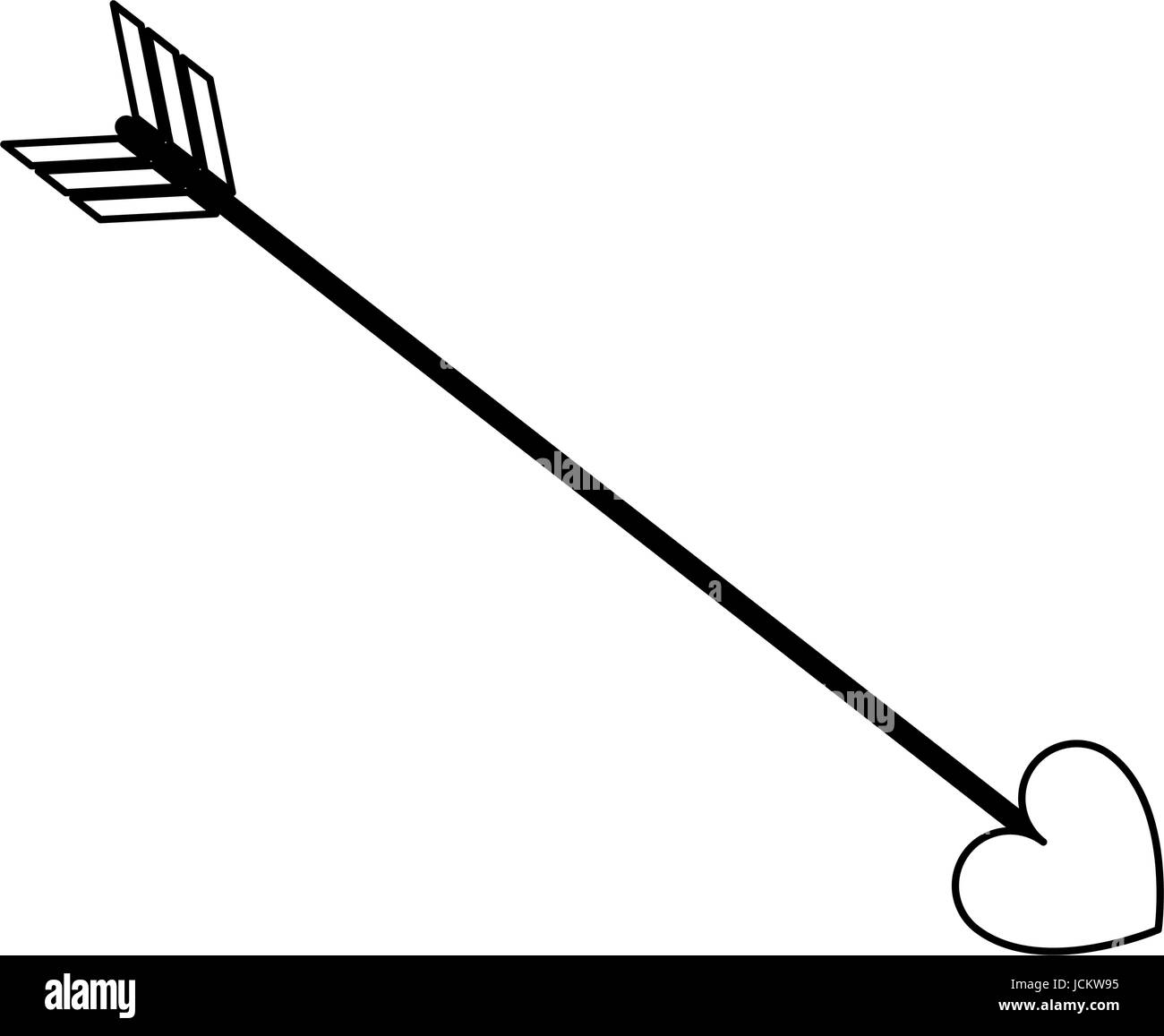 arrow love valentines day related icon image Stock Vector Image & Art ...