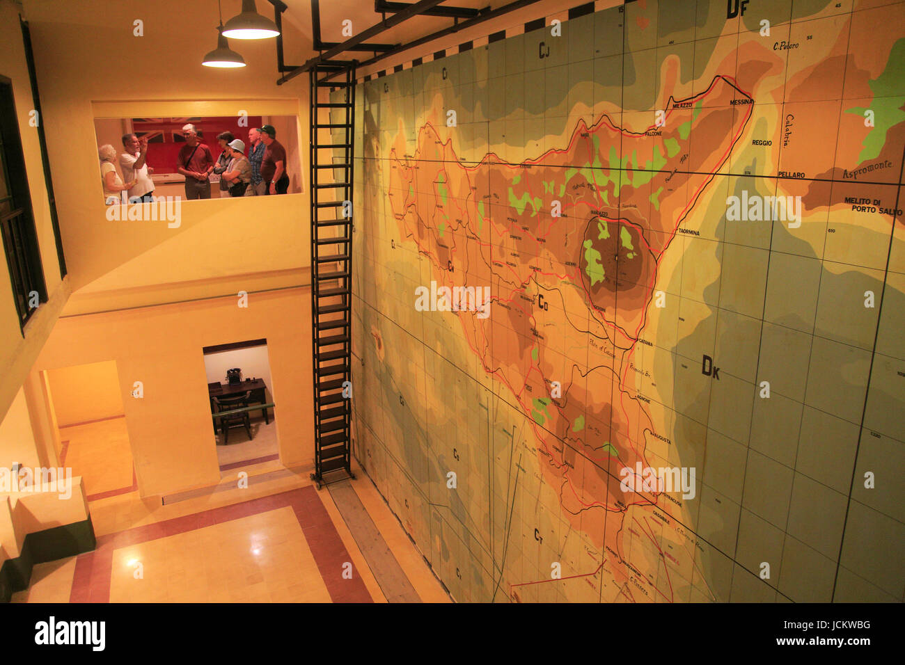 Wartime Map Planning Invasion Of Sicily Lascaris War Rooms