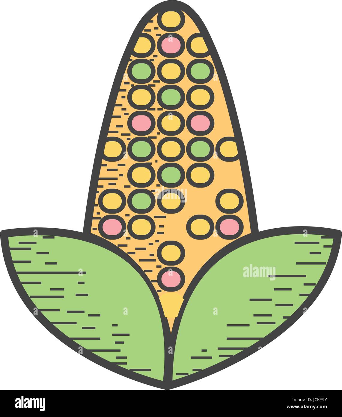 delicious and healthy corn vegan food Stock Vector Image & Art - Alamy