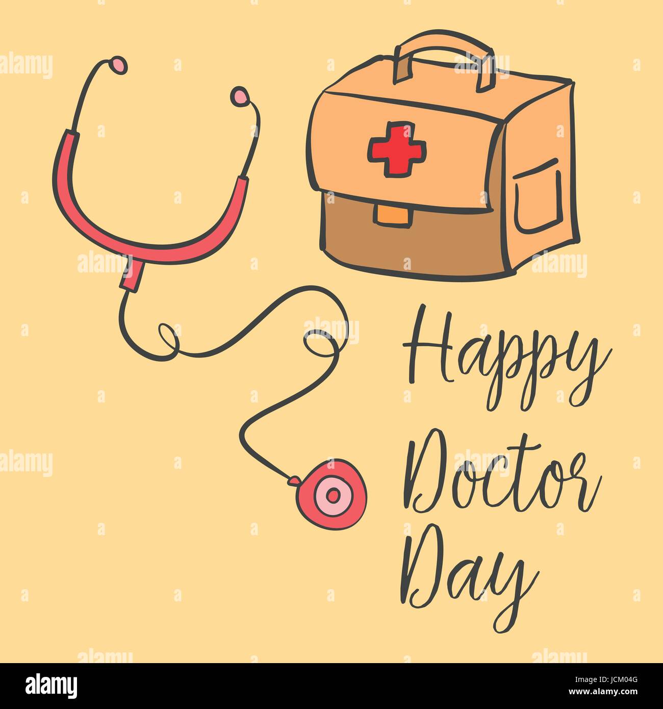 Collection stock card style doctor day vector art Stock Vector Image ...