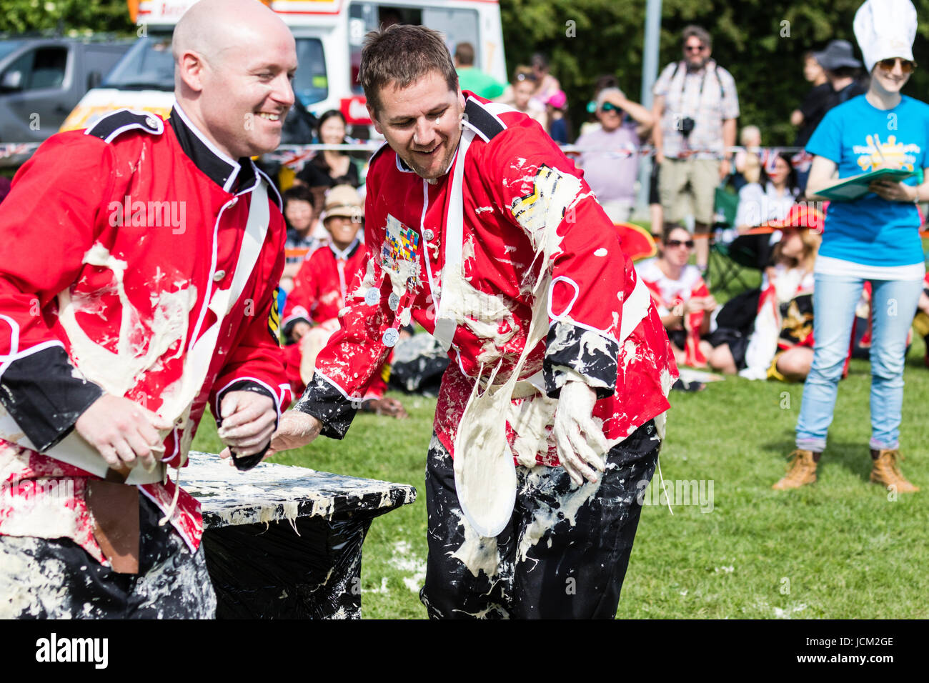 Colonel Custard Last stand team dressed as 19th century British