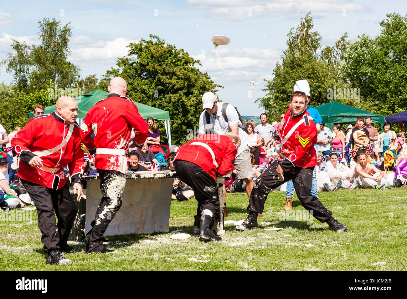 Colonel Custard Last stand team dressed as 19th century British