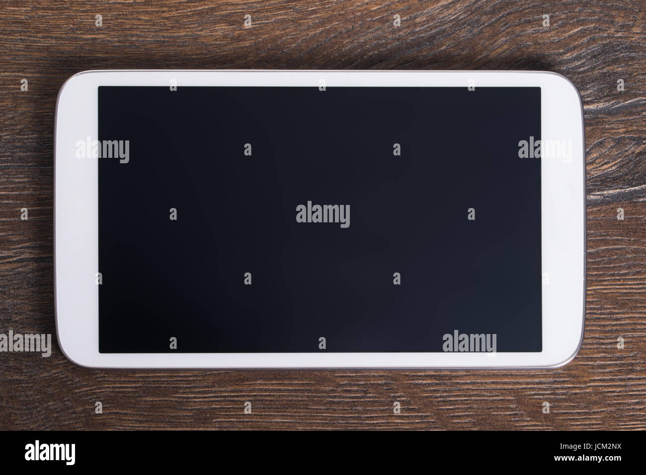 Photo of modern tablet with empty screen Stock Photo - Alamy