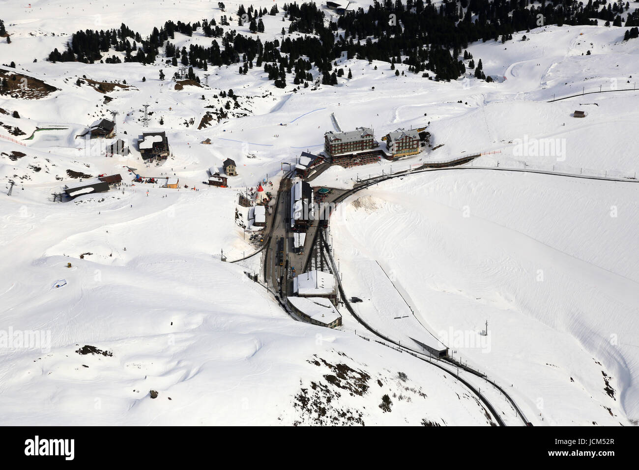 Kleine Scheidegg Switzerland Swiss Alps winter sports skiing mountains