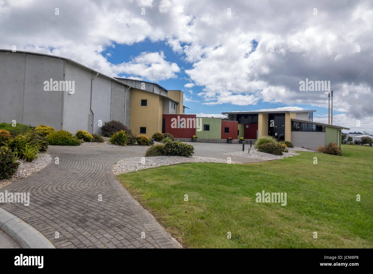 The Visitor Centre At Hellyers Road Distillery Makers Of Whisky In Burnie Tasmania, Stock Photo