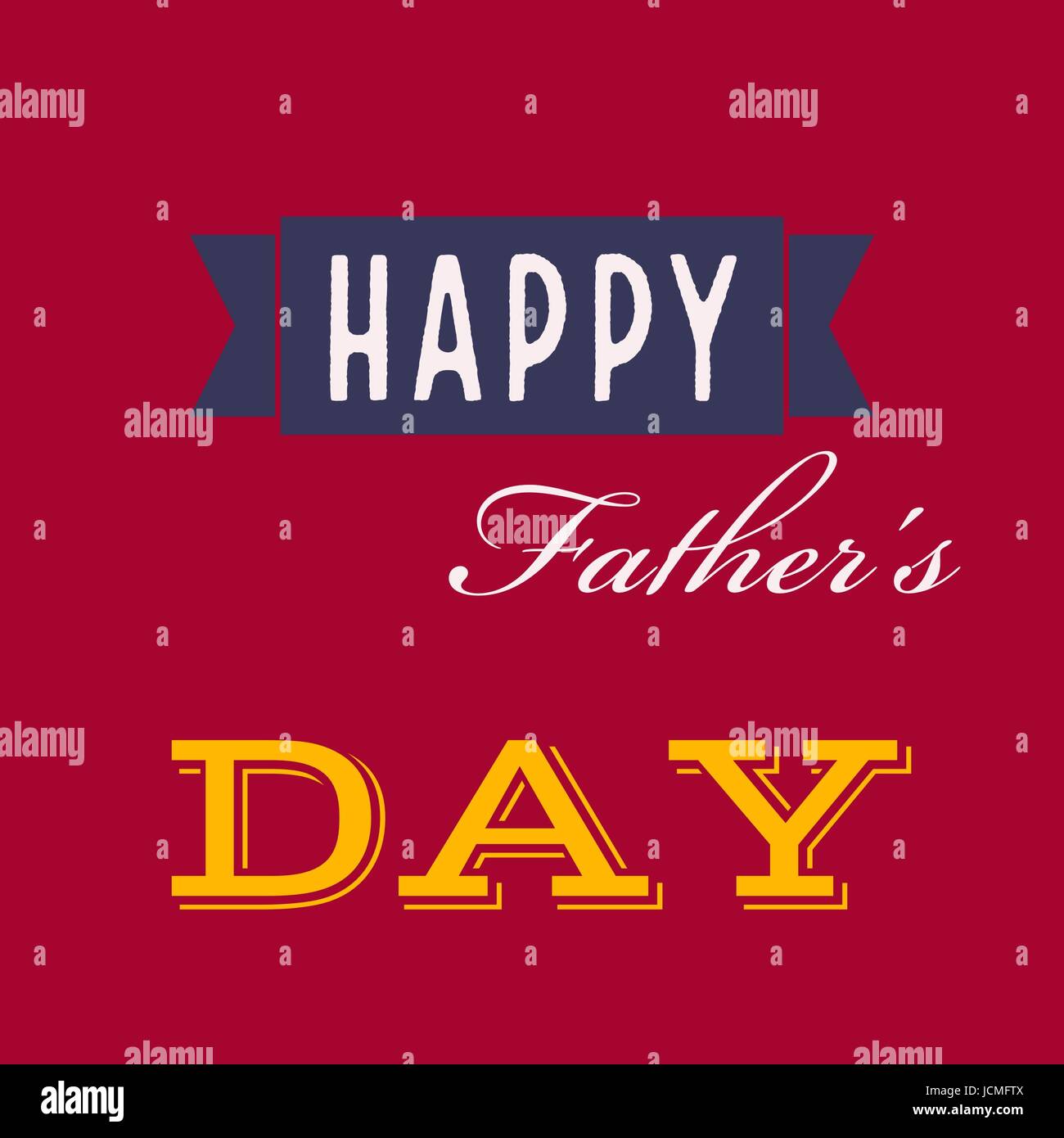 Happy Father's Day card illustration Stock Photo - Alamy