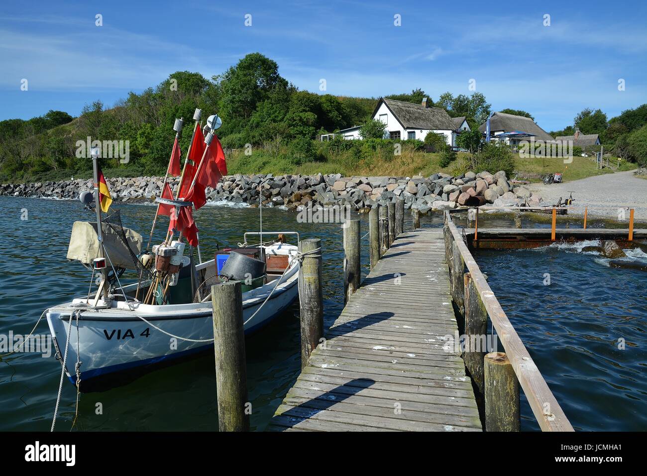The fishermen's village Vitt Stock Photo - Alamy