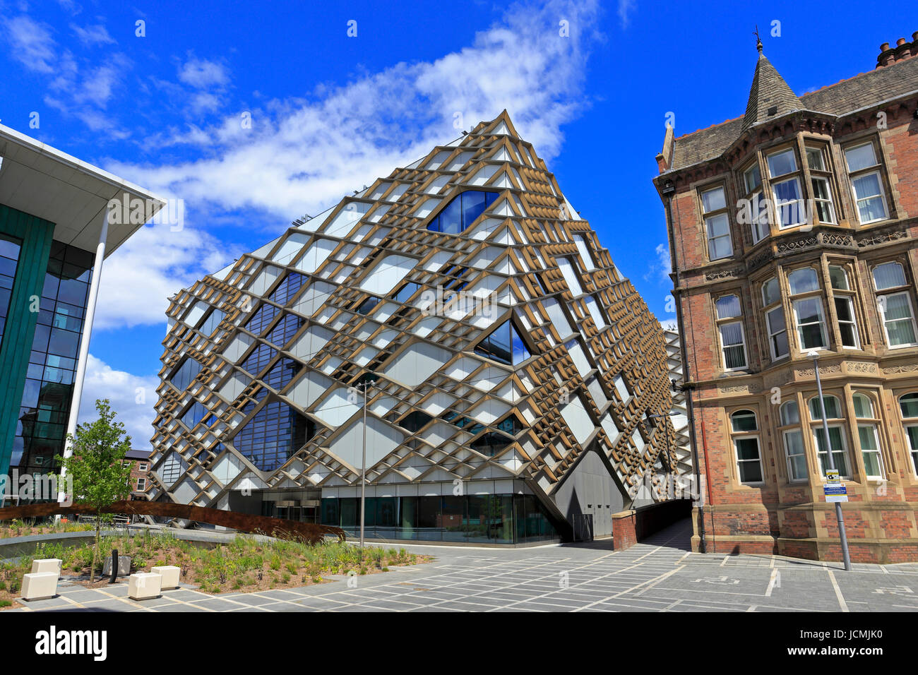 The Diamond, University of Sheffield, Leavygreave Road, Sheffield, South Yorkshire, England, UK. Stock Photo