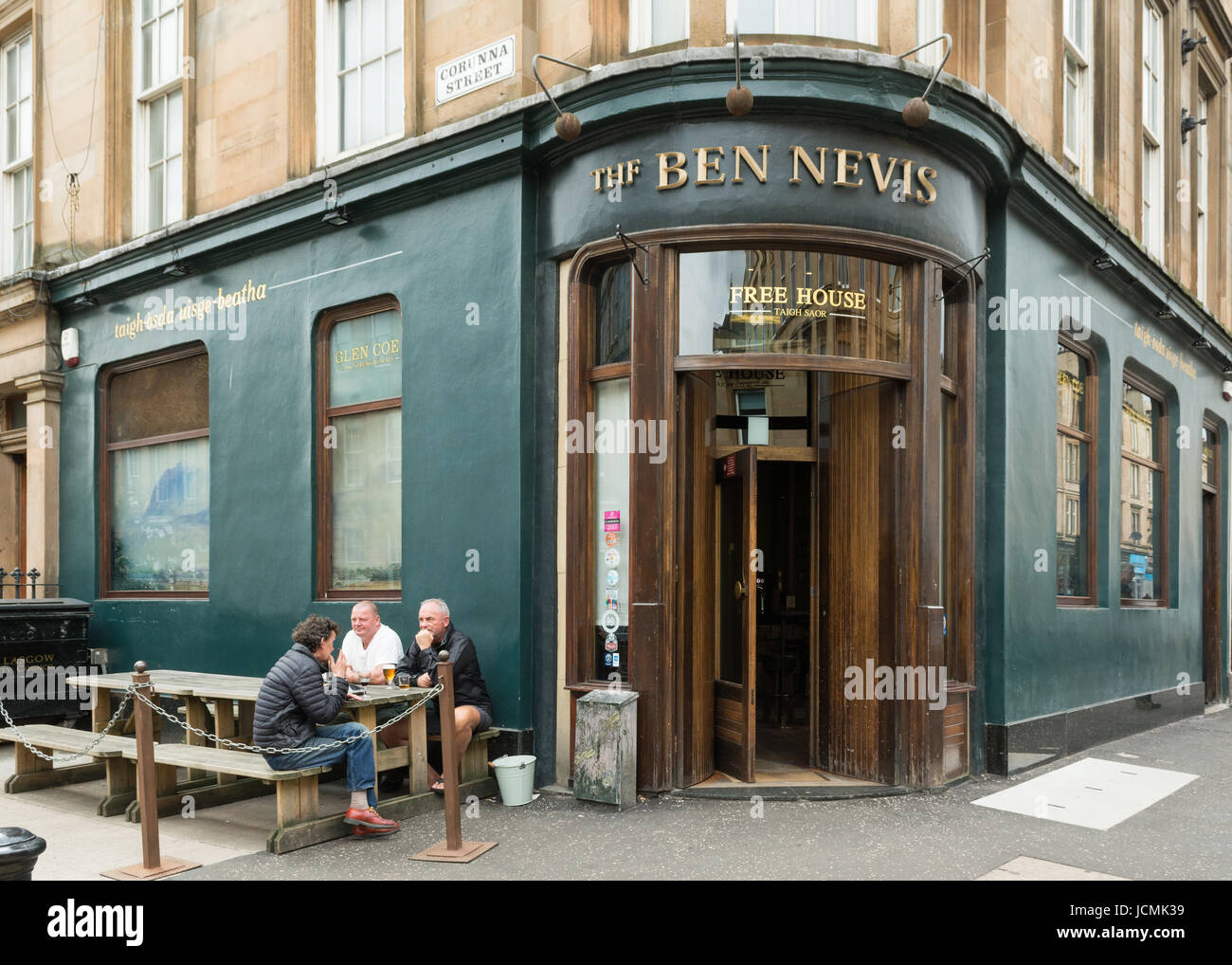 The Ben Nevis pub, Finnieston, Glasgow, Scotland, UK Stock Photo