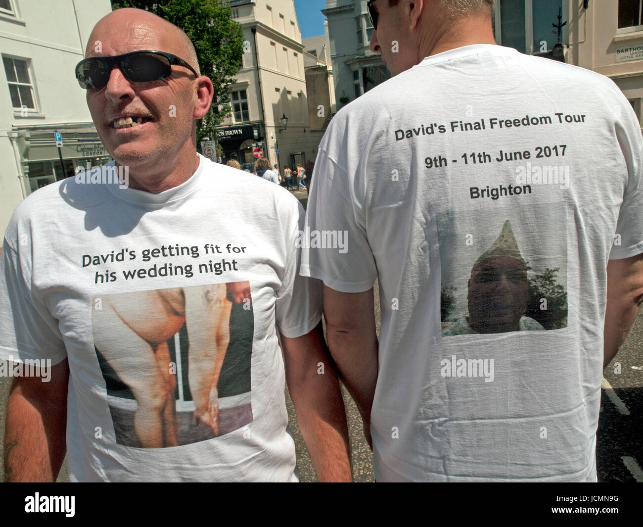 A stag do in Brighton Stock Photo Alamy