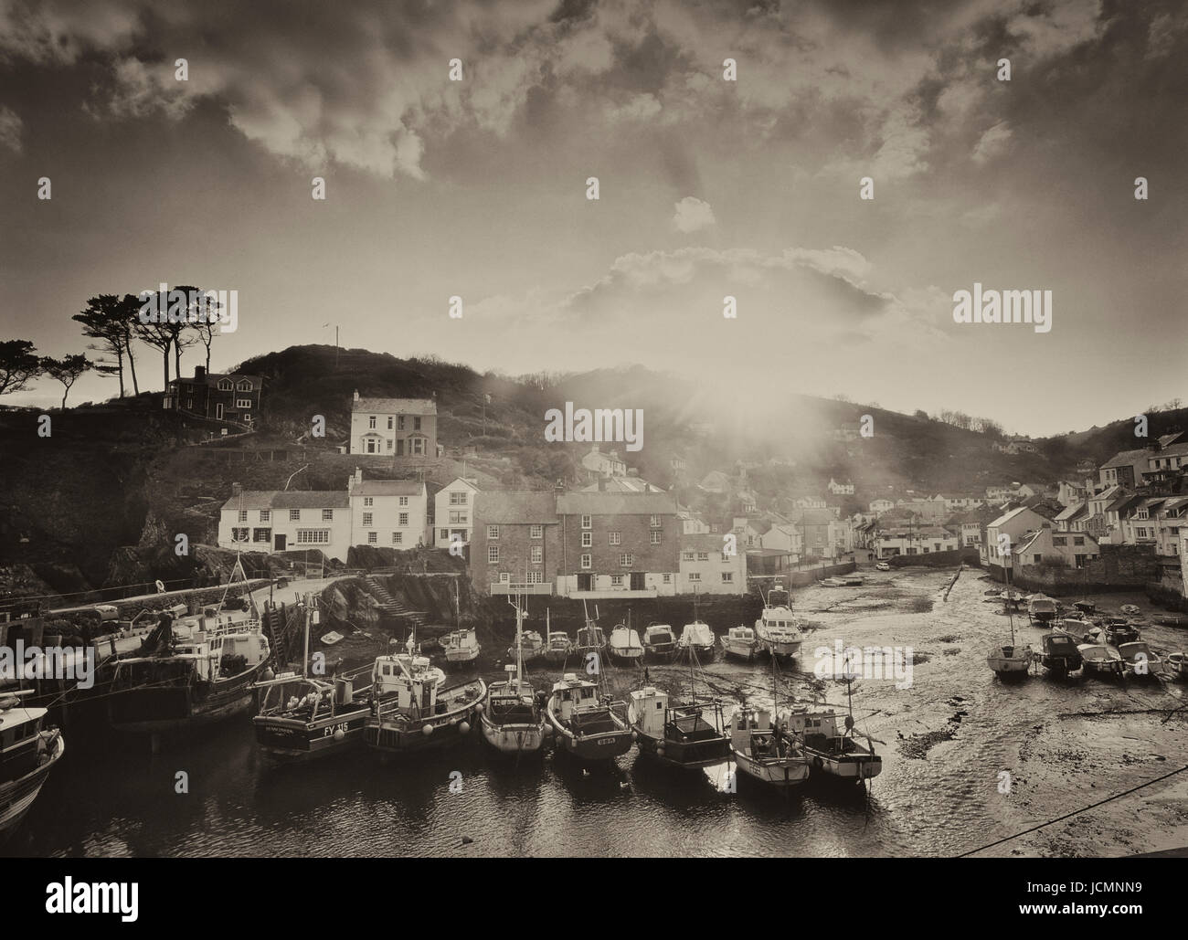 Polperro. Cornwall. England. UK Stock Photo - Alamy