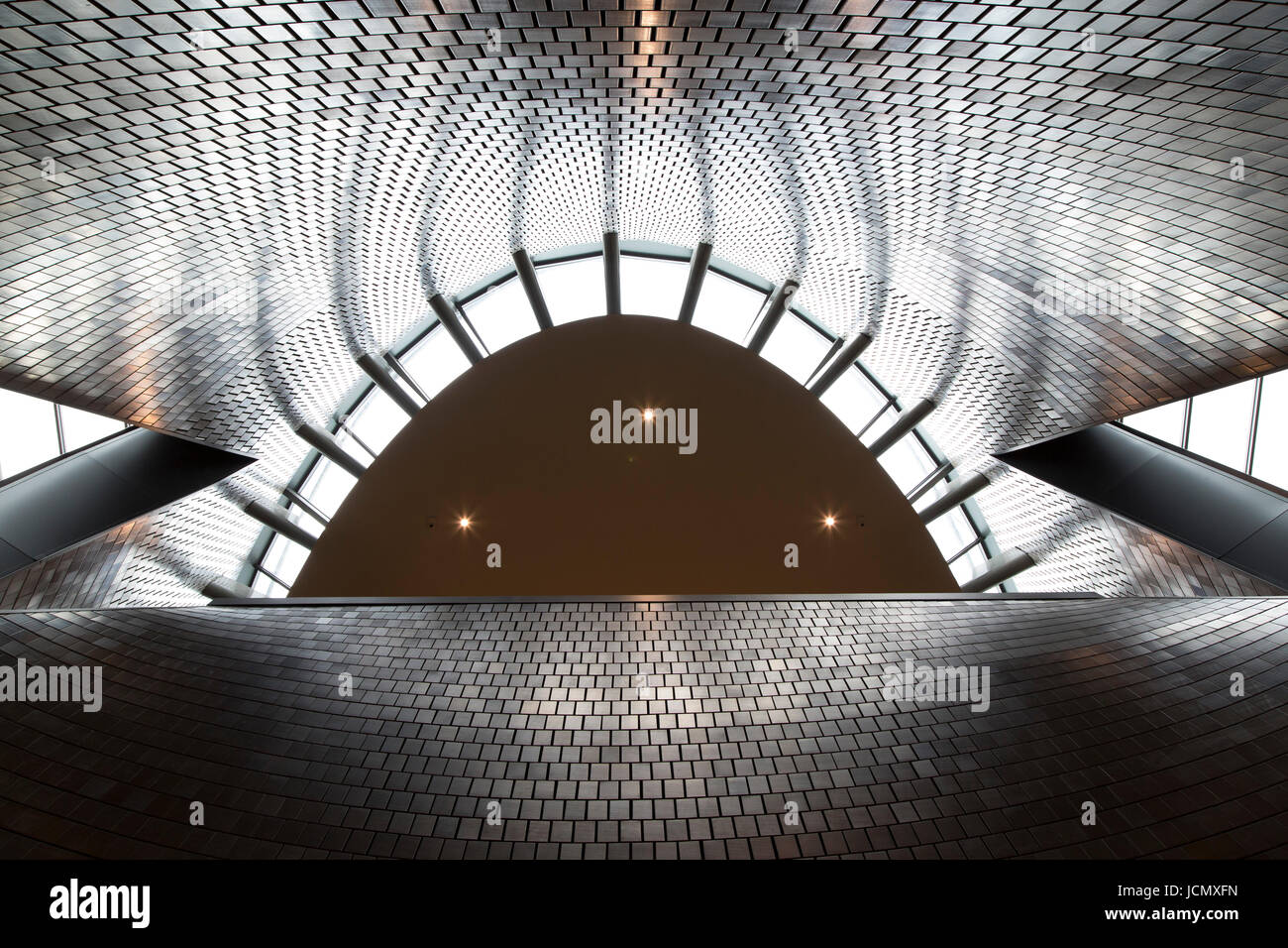 Skylight within Studio Bell, the National Music Centre in Calgary, Canada. The attraction opened on 1 July 2017. Stock Photo