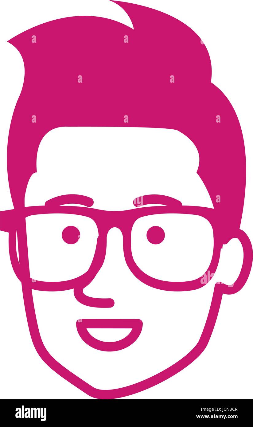 young man head avatar character Stock Vector Image & Art - Alamy