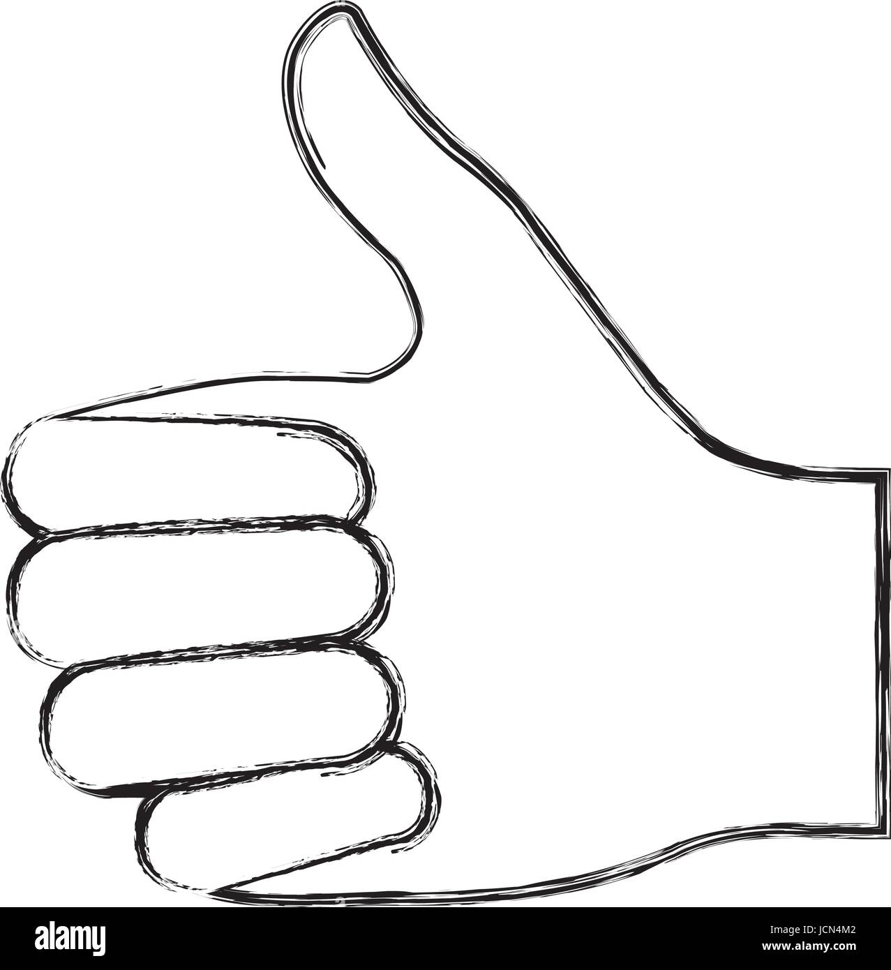 hand human with like gesture Stock Vector Image & Art - Alamy