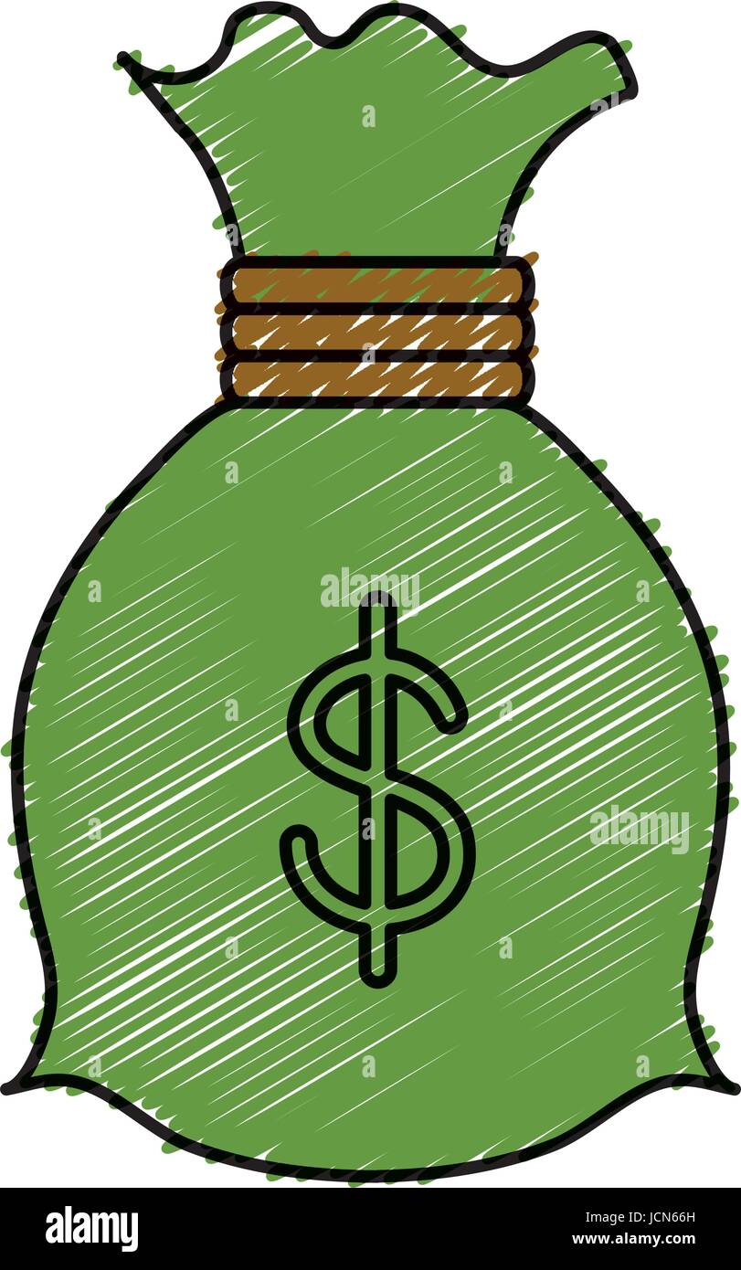 money bag isolated icon Stock Vector Image & Art - Alamy