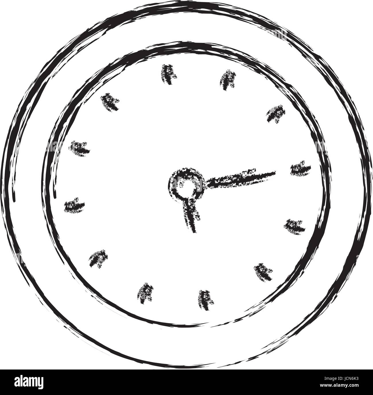time clock isolated icon Stock Vector Image & Art - Alamy