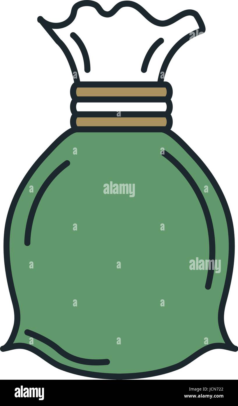money bag isolated icon Stock Vector Image & Art - Alamy
