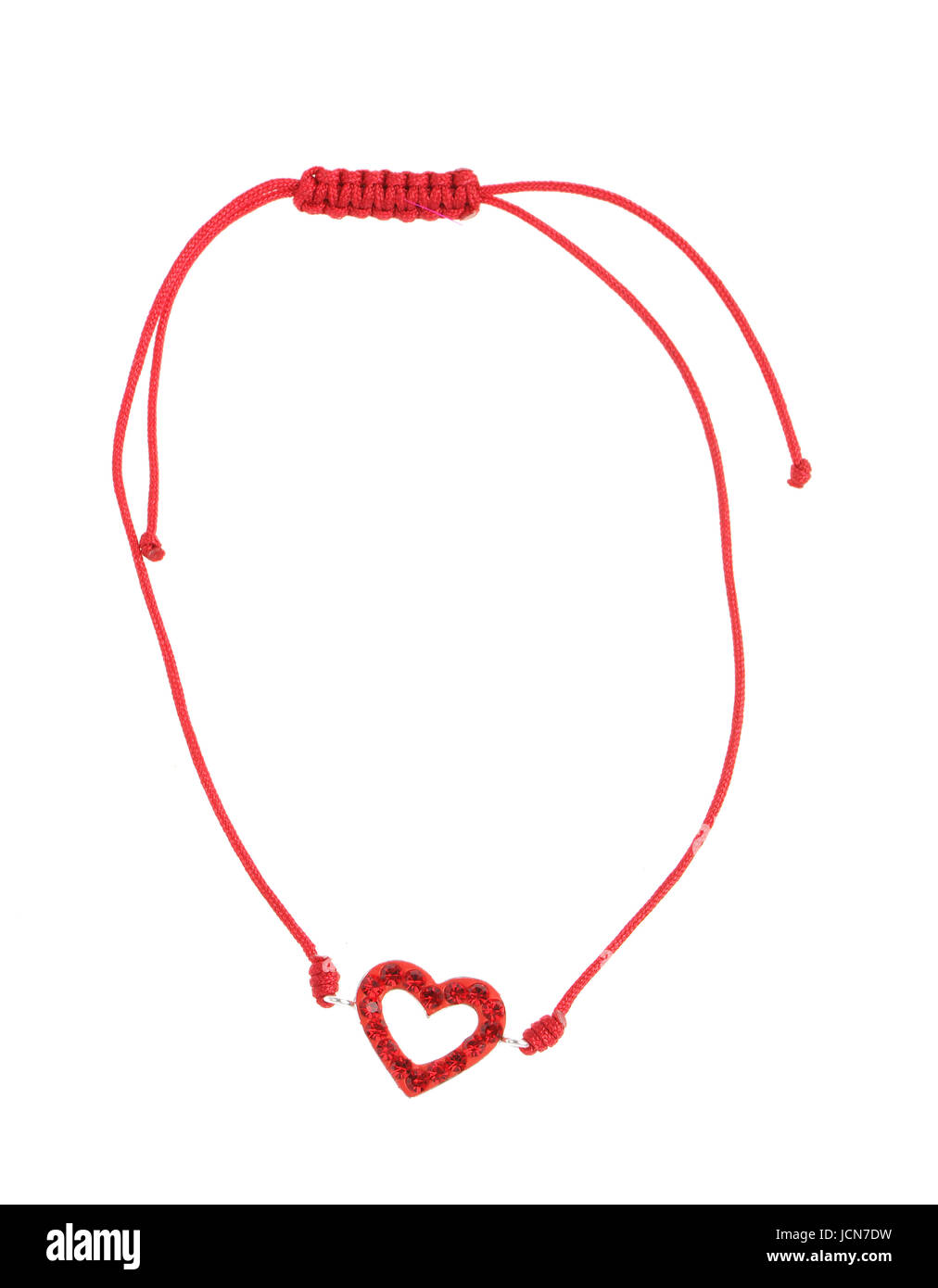 Red String Bracelet isolated on white background Stock Photo Alamy