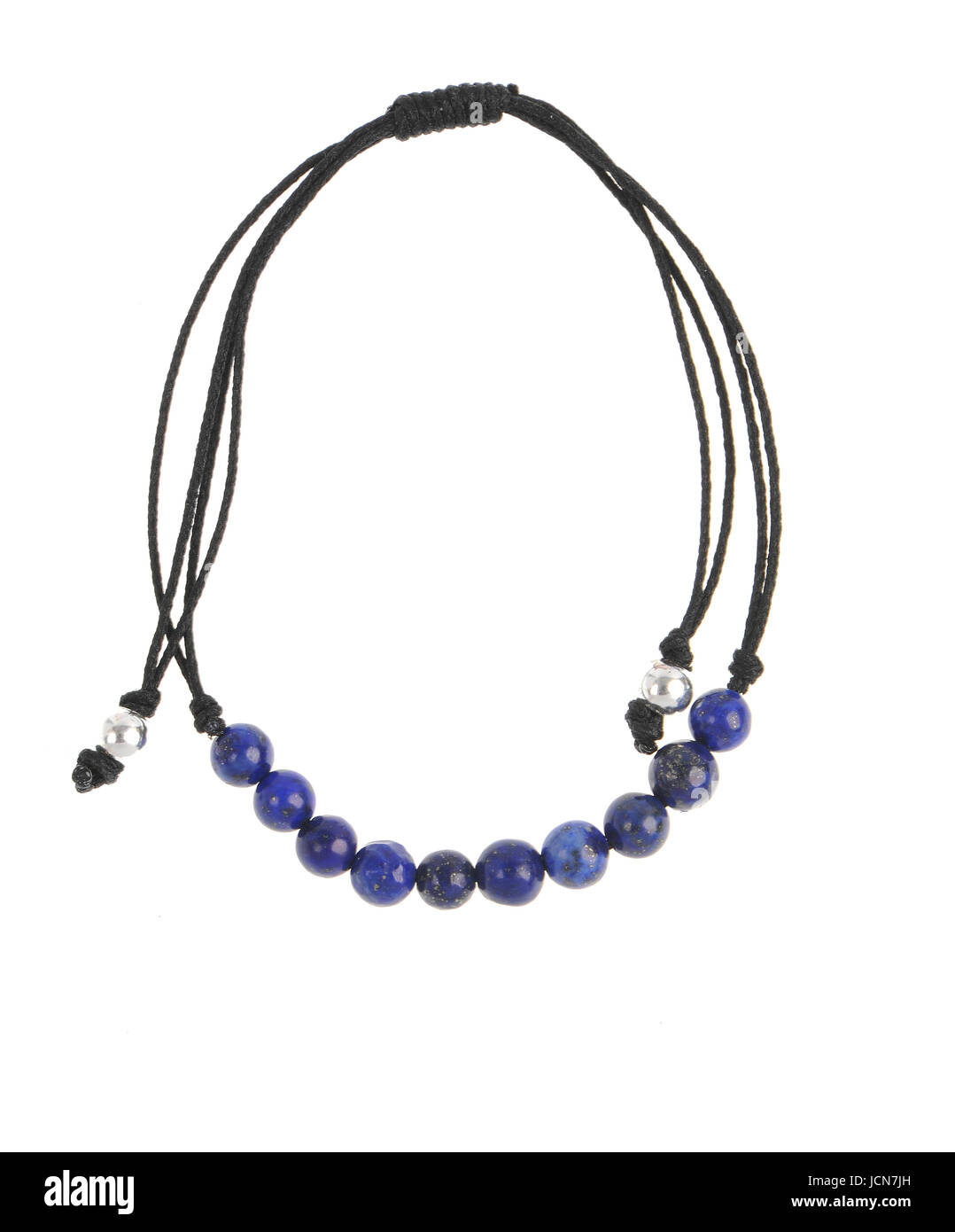 black String Bracelet isolated on white background Stock Photo Alamy