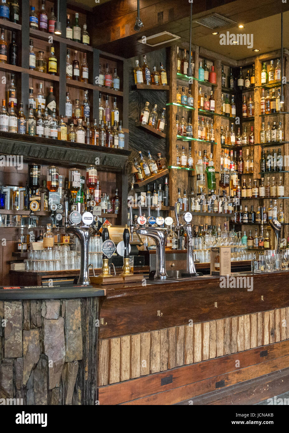 The Ben Nevis pub, beer and whisky bar, Argyle Street, Finnieston, Glasgow, Scotland, UK Stock Photo