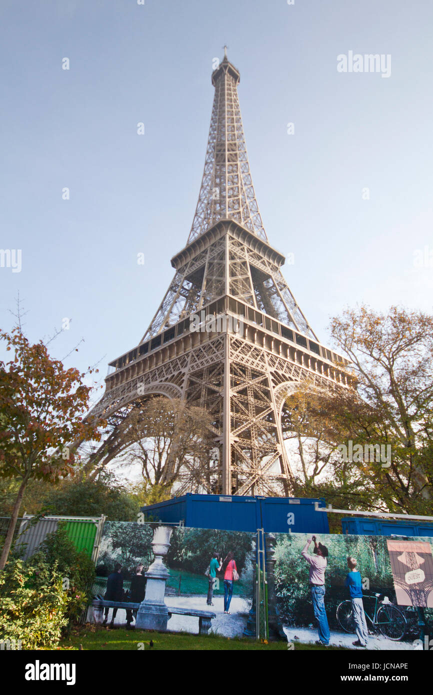 Eiffel Tower. Paris, France. Stock Photo