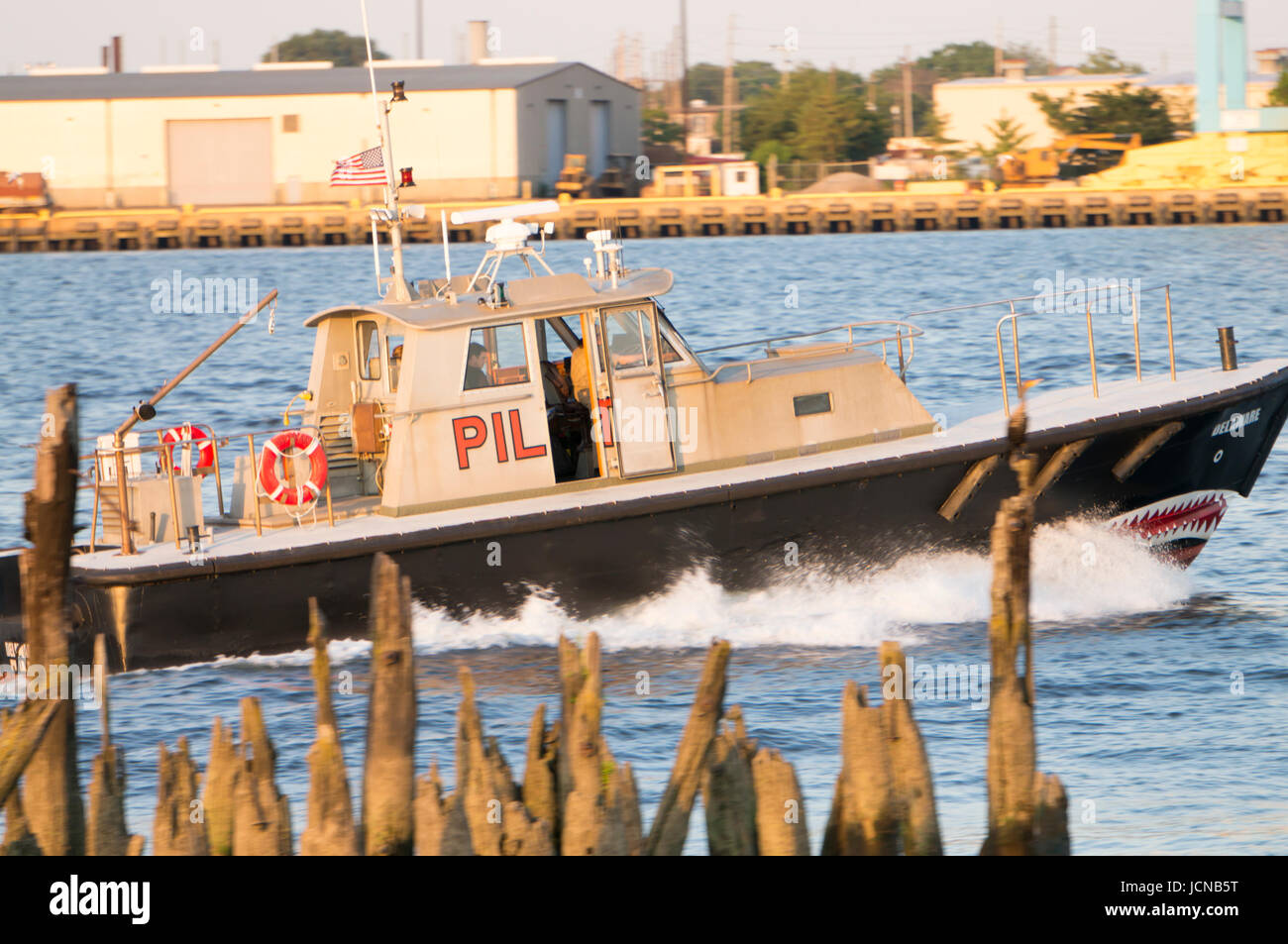 Delaware River Pilot Stock Photo Alamy