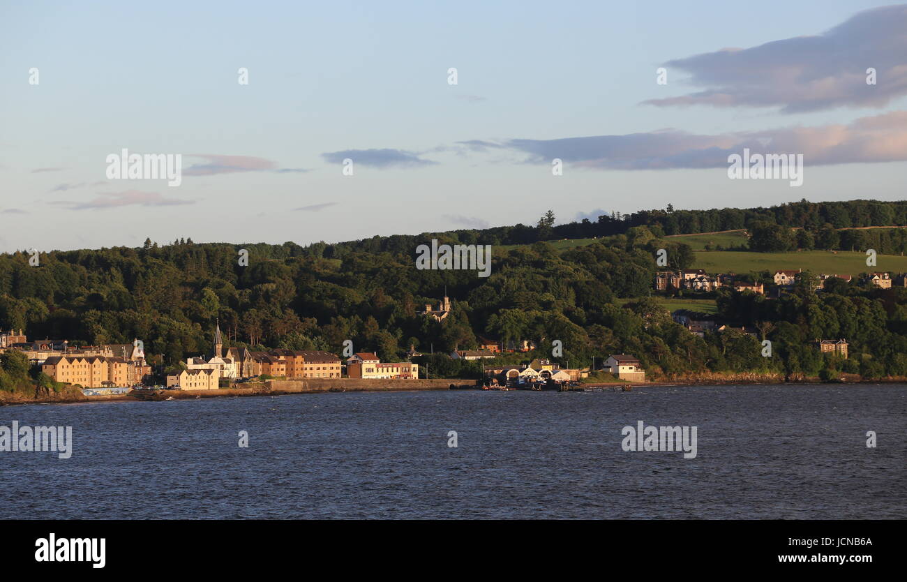 Elevated view of NewportonTay Fife Scotland June 2017 Stock Photo Alamy