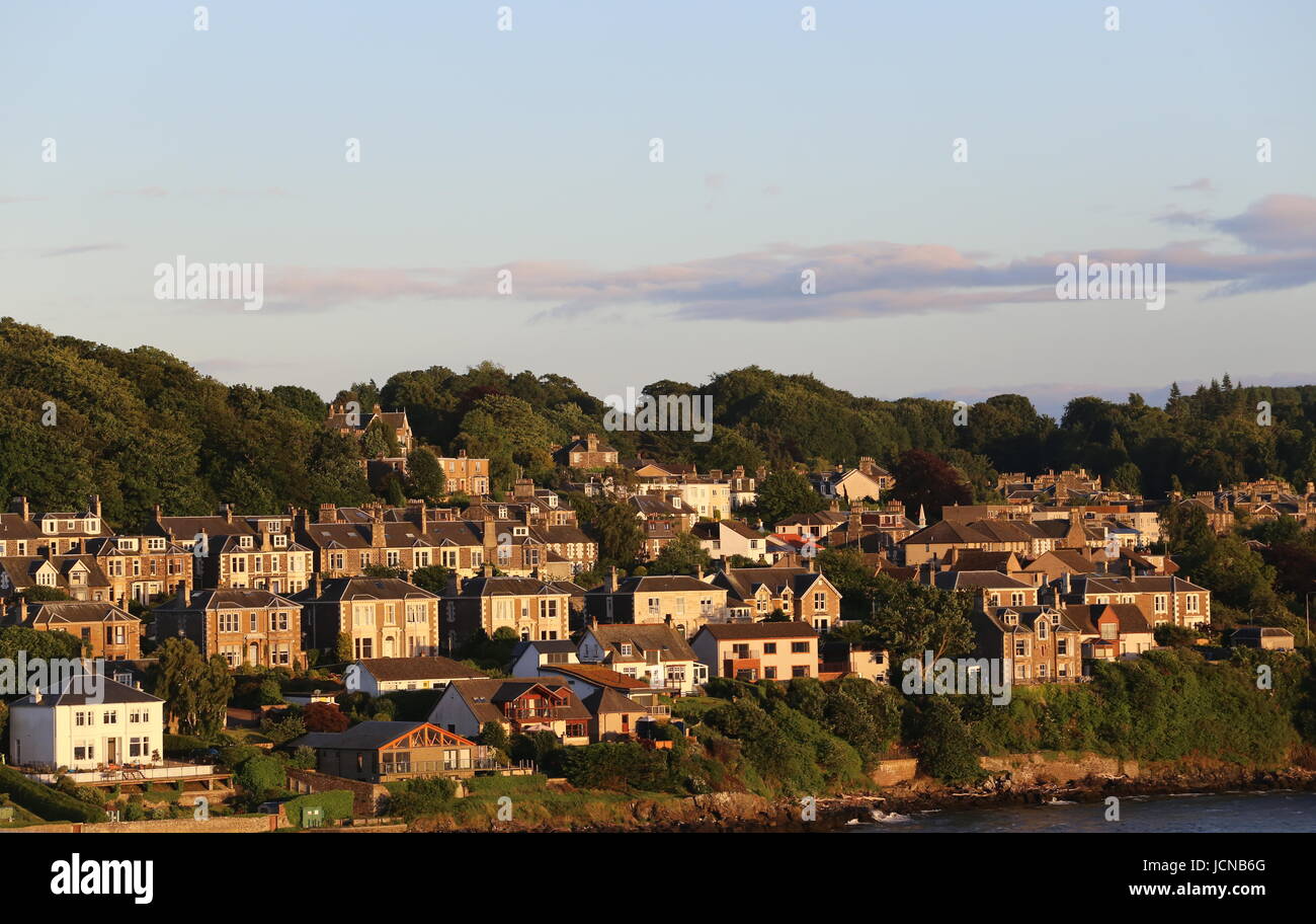 Elevated view of NewportonTay Fife Scotland June 2017 Stock Photo Alamy
