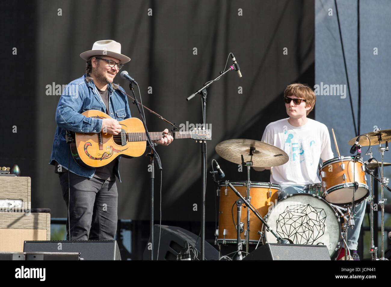 Eau Claire, Wisconsin, USA. 16th June, 2017. JEFF TWEEDY and SPENCER ...