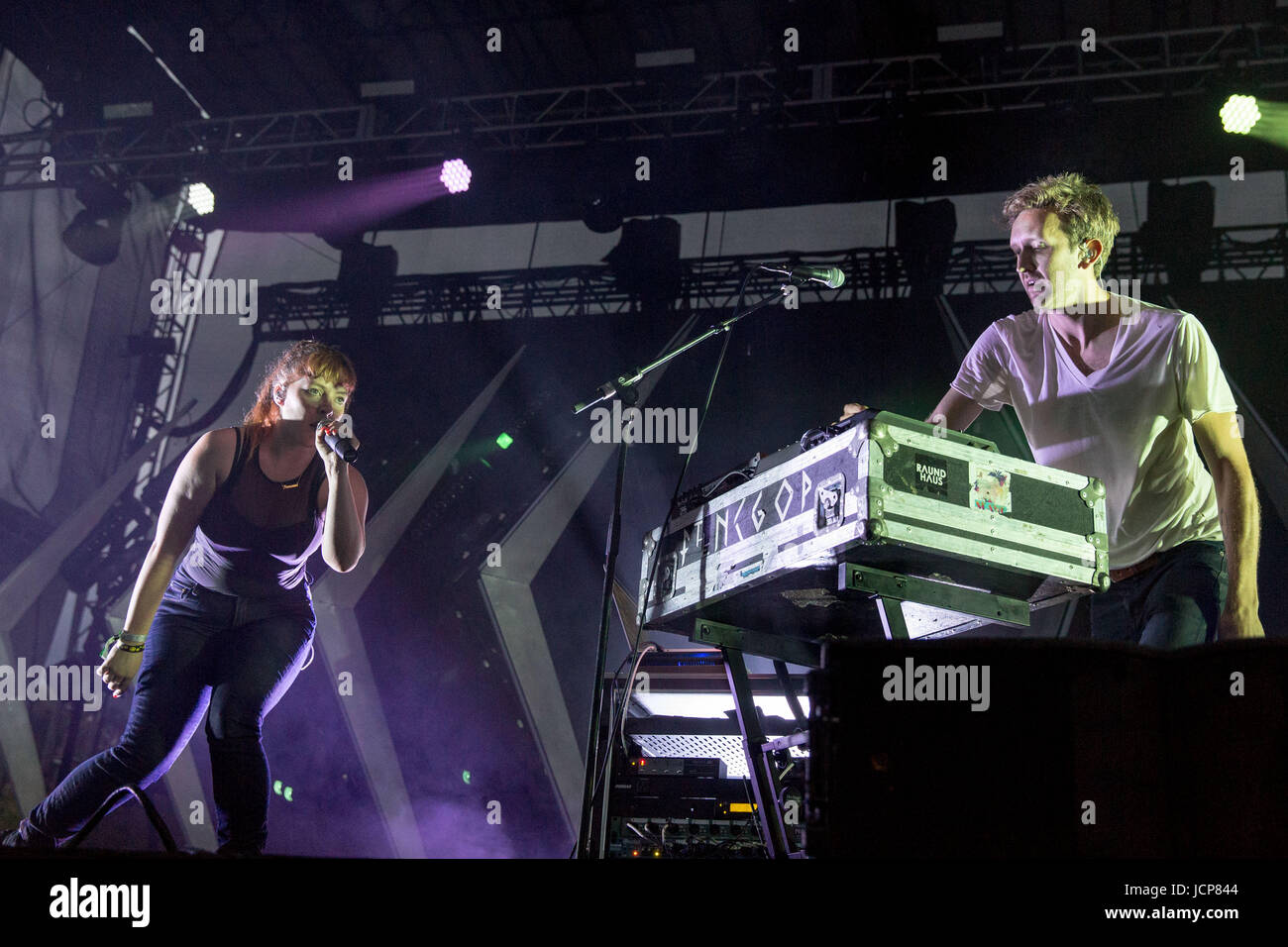 Eau Claire, Wisconsin, USA. 16th June, 2017. AMELIA MEATH and NICK