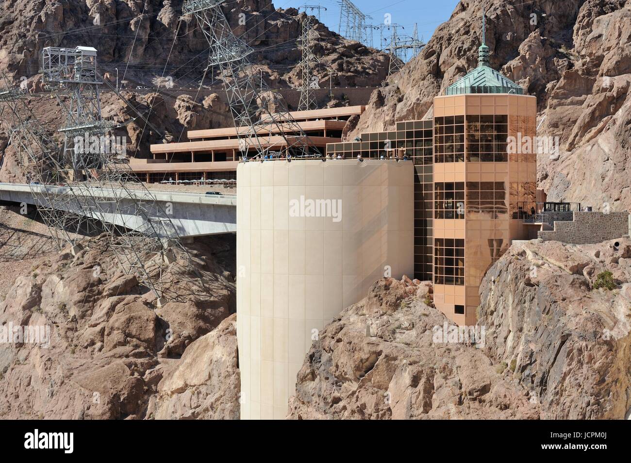 Visitors center at hoover dam nevada Stock Photo