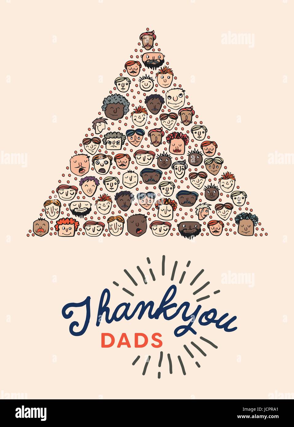 Vector icon set of fathers day greeting card Stock Vector Image & Art ...