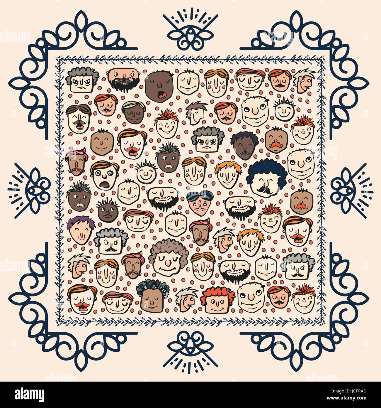 Vector icon set of fathers day greeting card Stock Vector Image & Art ...