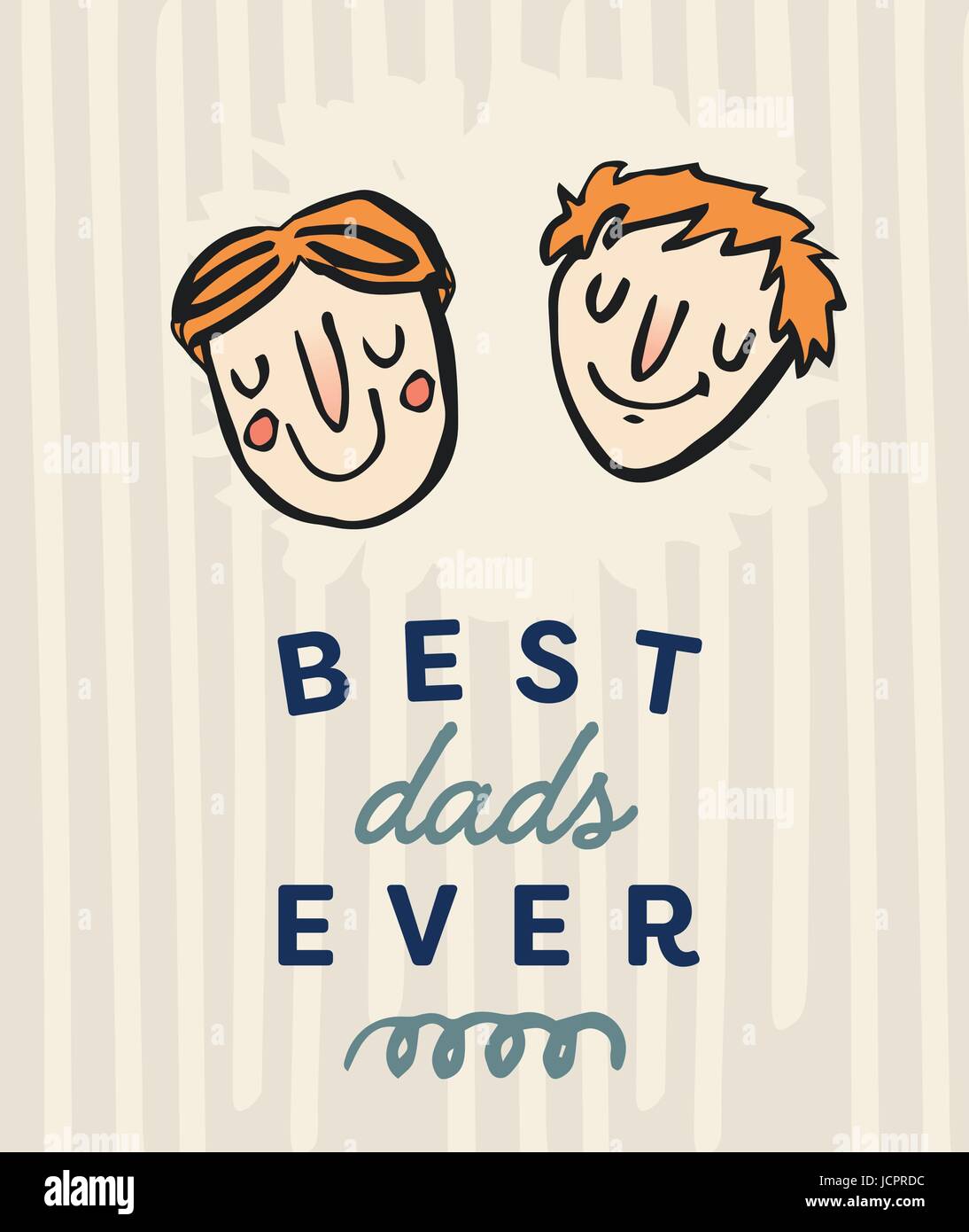 Vector icon set of fathers day greeting card Stock Vector Image & Art ...