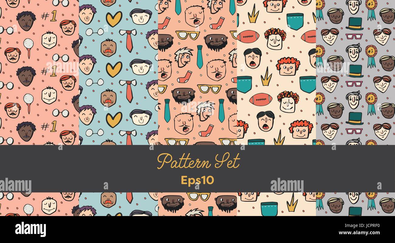Vector icon set of fathers day text Stock Vector Image & Art - Alamy