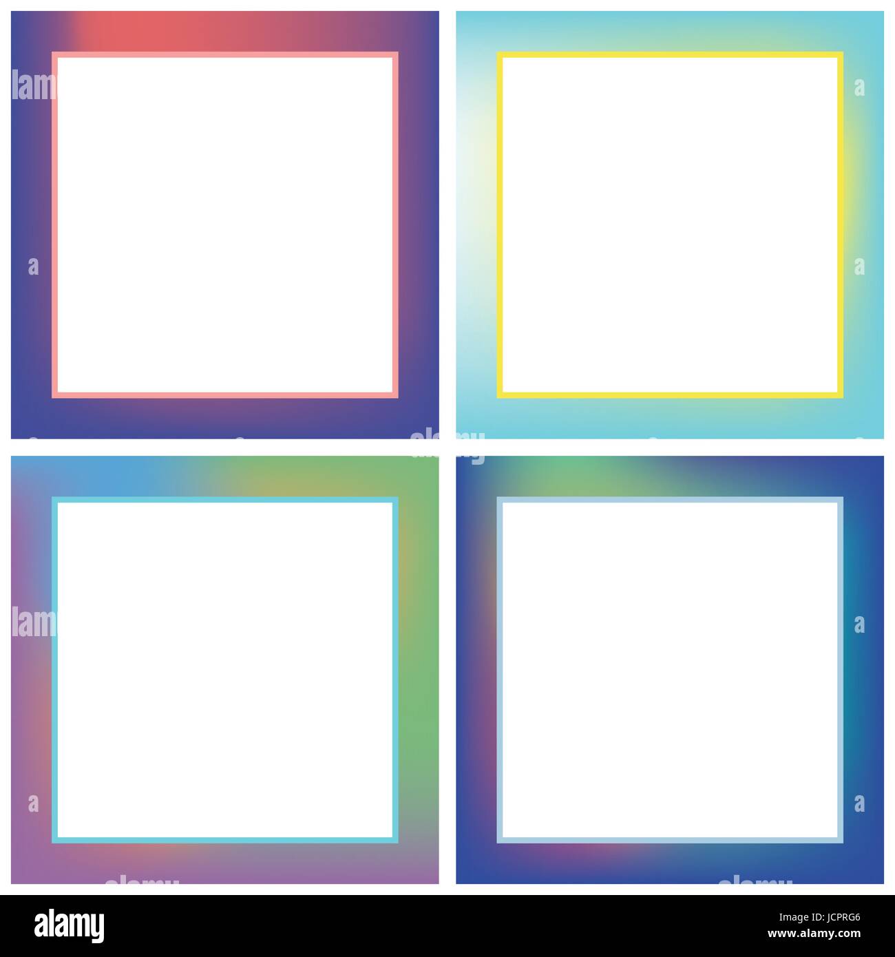 Vector icon set for neon frames Stock Vector Image & Art - Alamy