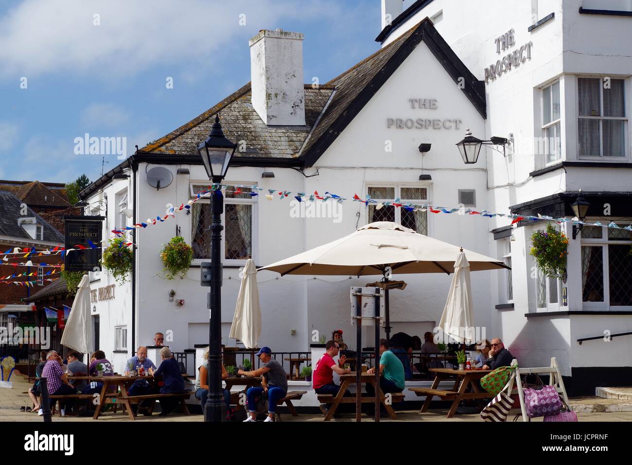The Prospect Inn Exeterinside Old devonshire inn hi-res stock photography and images - Alamy