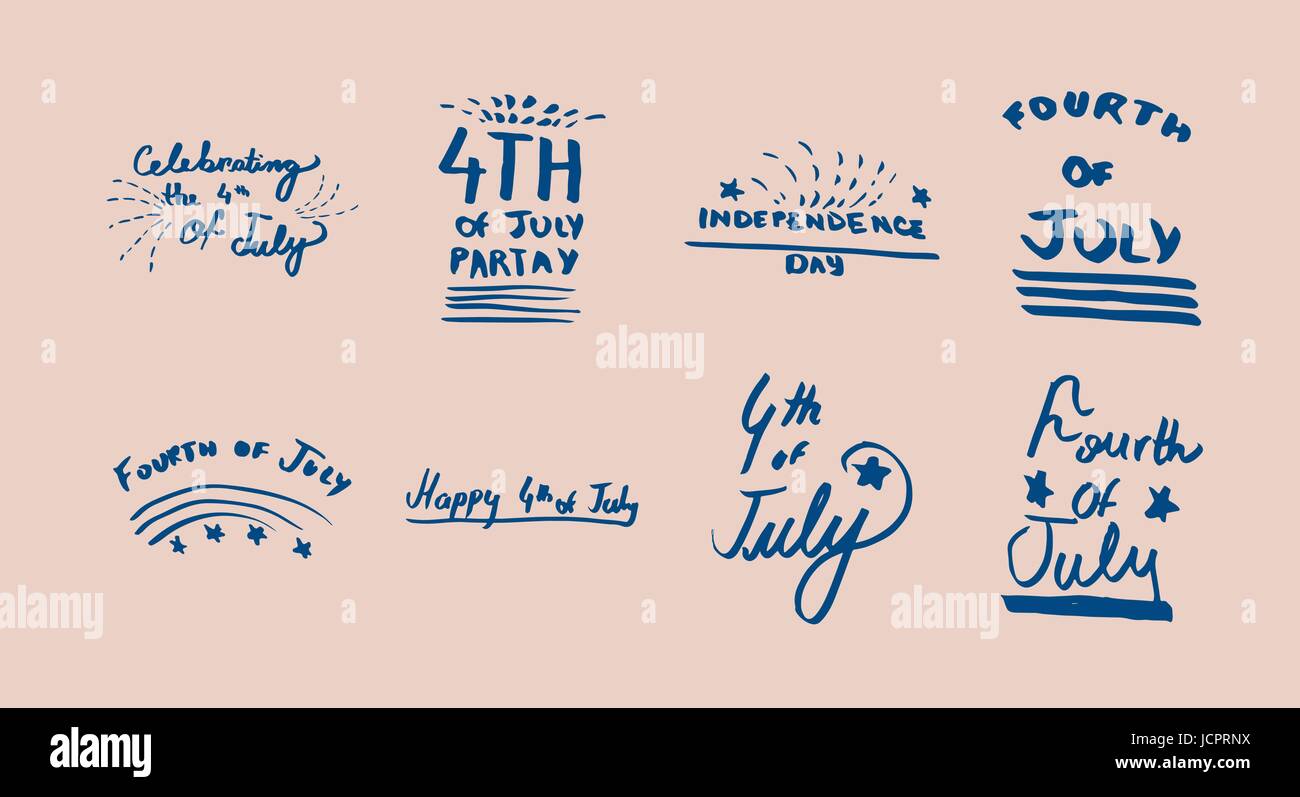 Vector image for Fourth of July Stock Vector Image & Art - Alamy