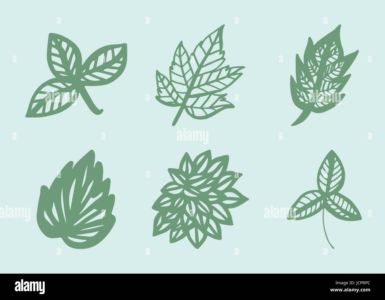 Vector icon of autumn leaves Stock Vector Image & Art - Alamy