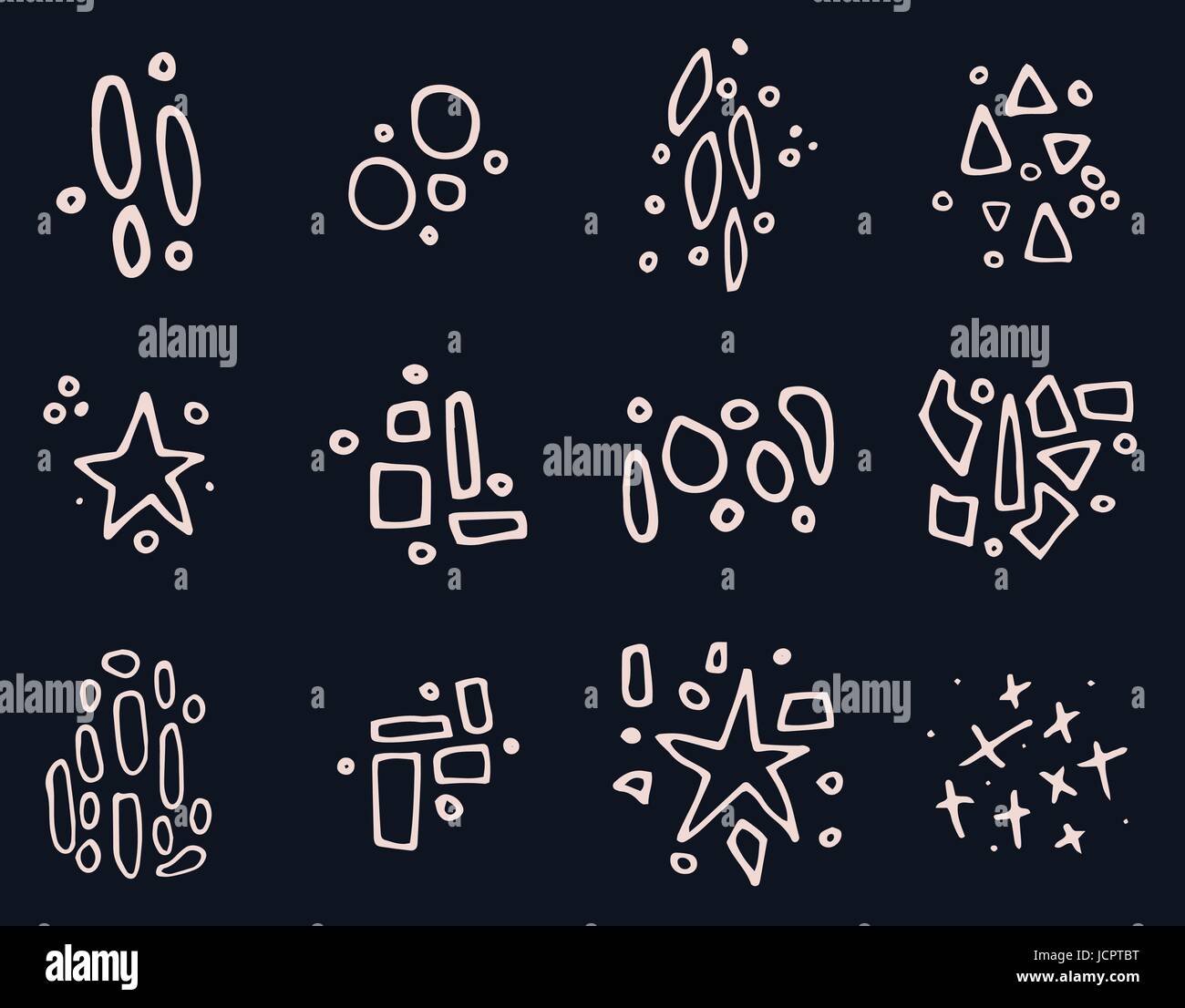 Vector set of hand-drawn doodles Stock Vector Image & Art - Alamy