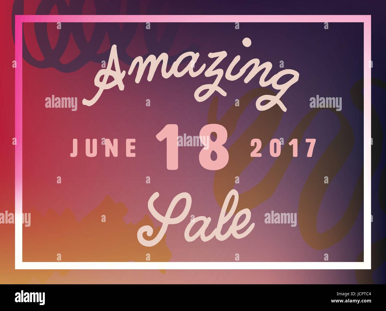 Pamphlet with amazing sale text Stock Vector
