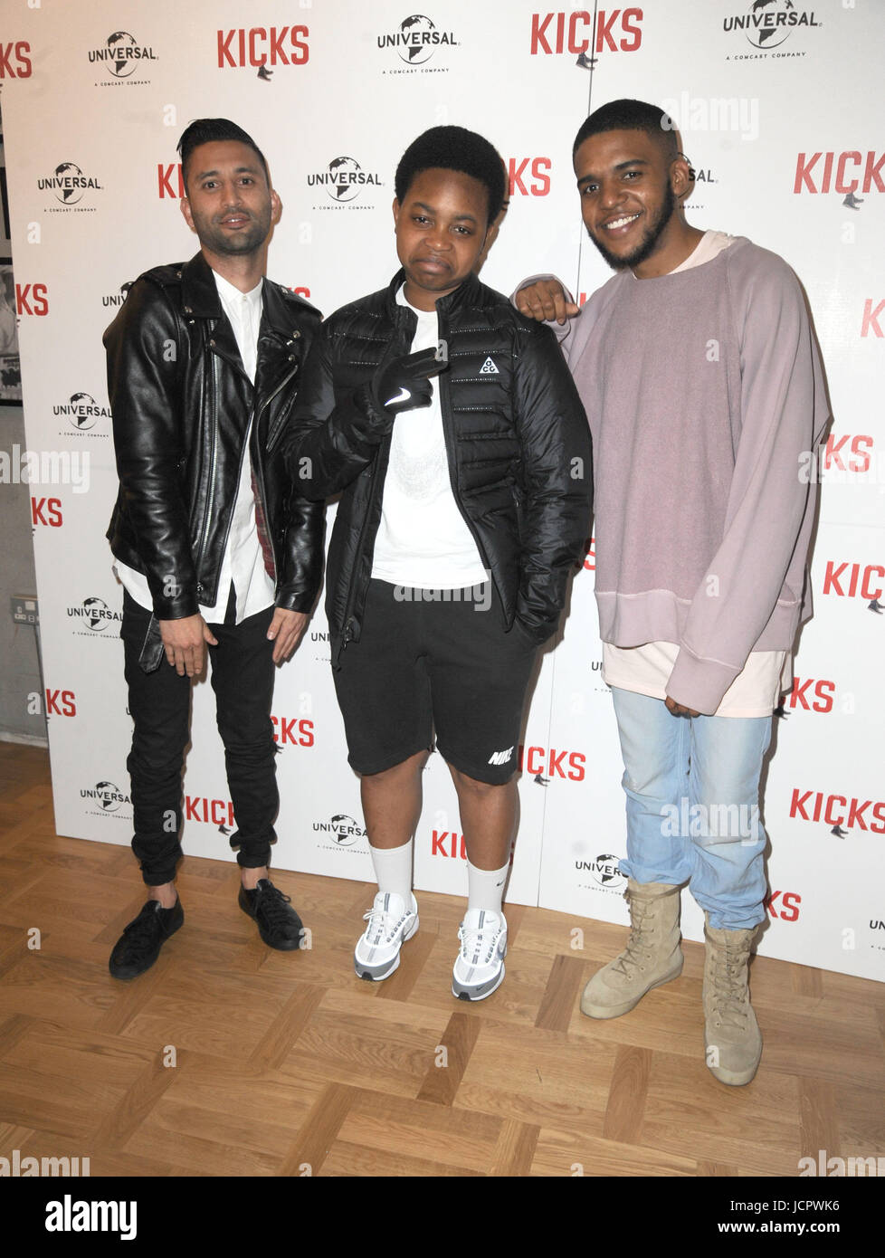 'Kicks' Special screening at the Curzon Aldgate  Featuring: Christopher Jordan Wallace, Justin Tipping, Elijah Quashie Where: London, United Kingdom When: 16 May 2017 Credit: WENN.com Stock Photo