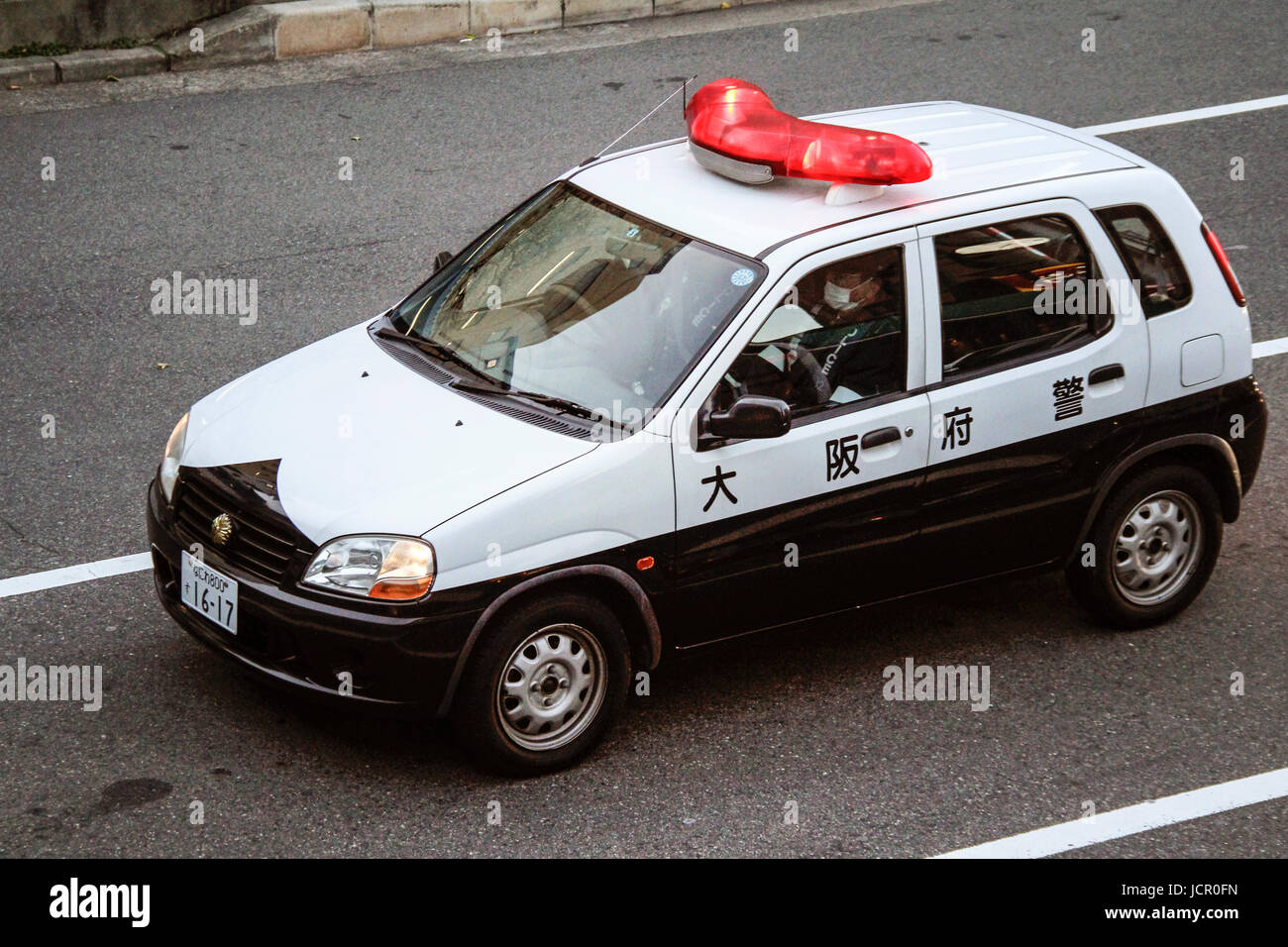 Japanese Police Car Stock Photo